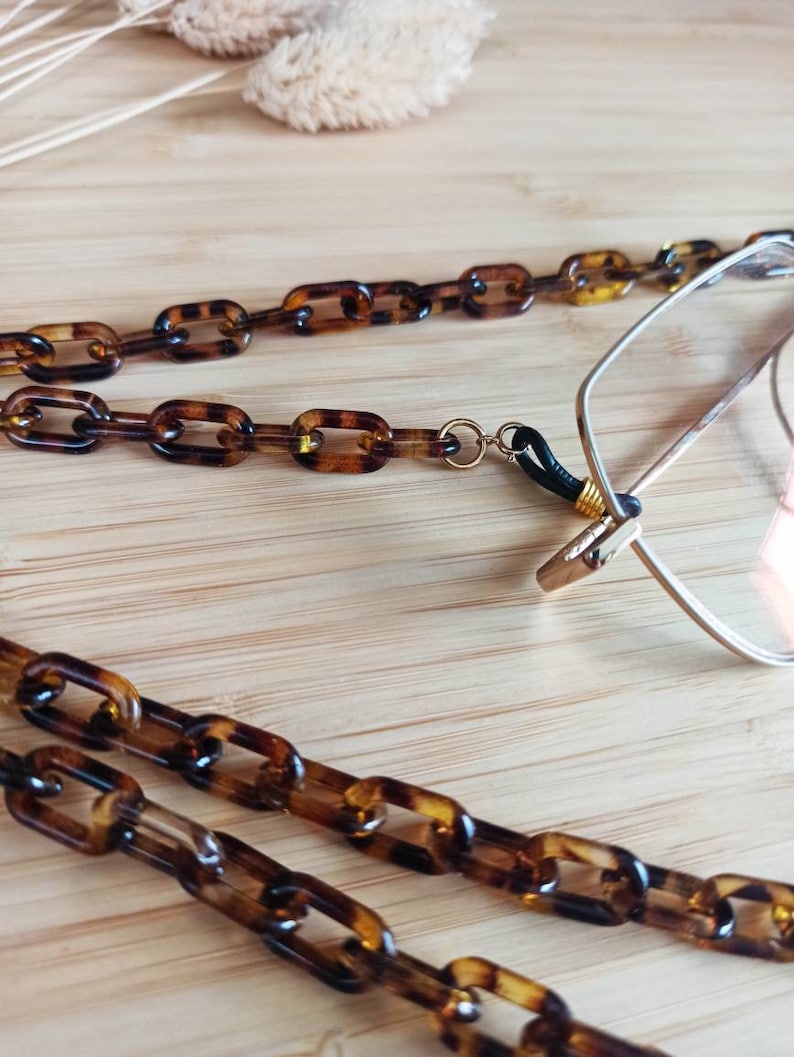 Tortoiseshell glasses chain image 1