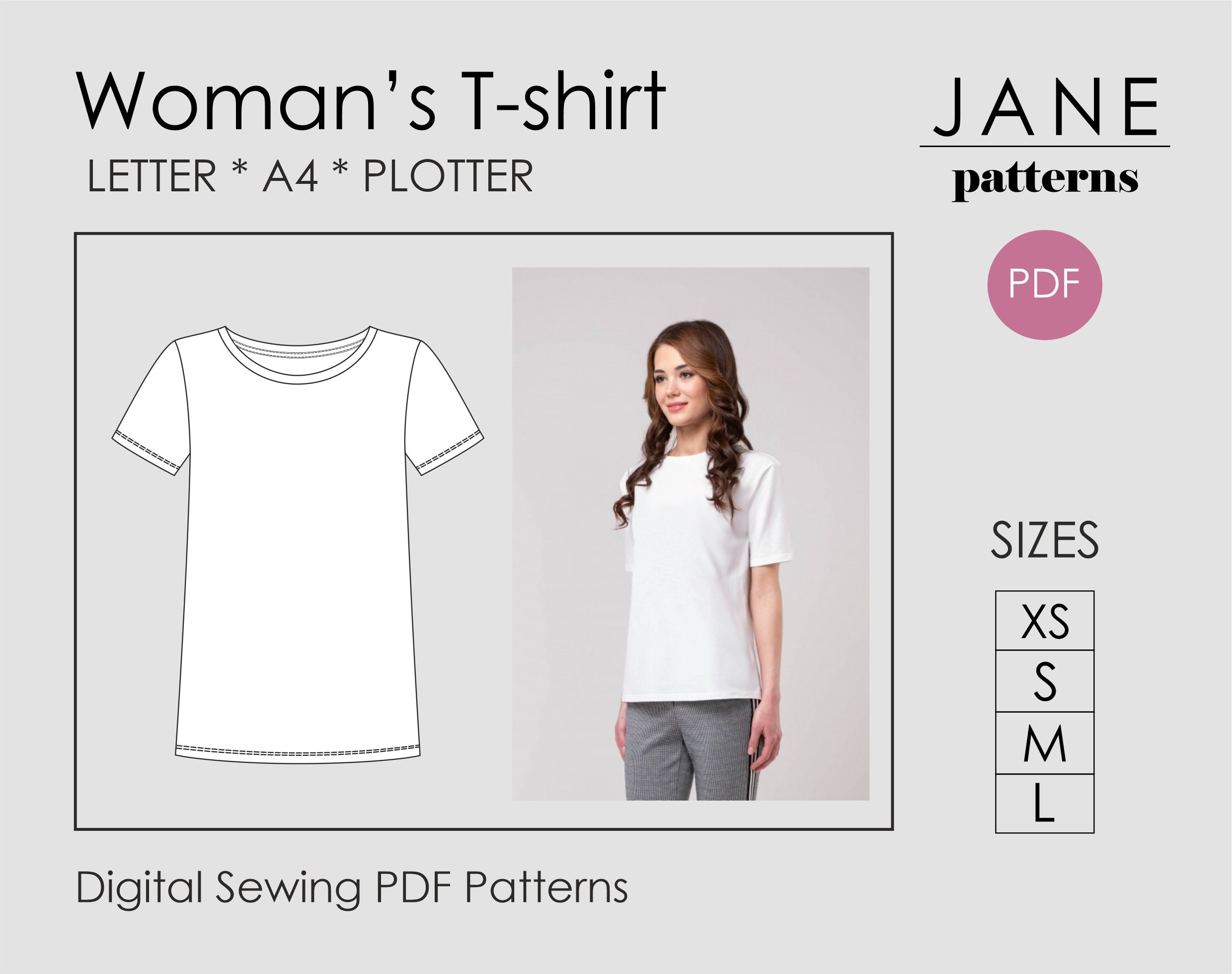 ladies t shirt pattern