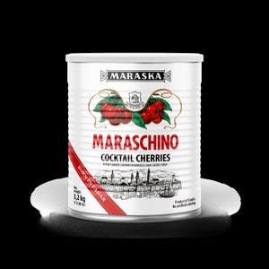 Maraska Maraschino Cocktail Cherries 3.2KG (112.8 oz.) Can