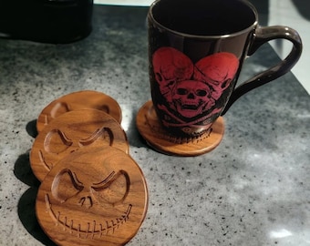 Jack Skellington coasters