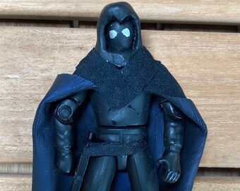 The Hunter from A Shadow in the Moonlight, a Thirteenth Hour prequel, multi-articulated 3.75” custom action figure