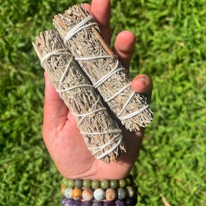 Blue Sage Smudge Stick, Individually Sold, Healing Herb, Sacred Herb, Sage, Smudging, Sustainably Grown, White Sage, House Warming Gift