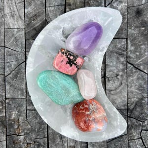 Kit de cristales para atraer el amor, cristales para el amor propio, regalo de cristal, cristal protector, kit de cristales, kit de piedras preciosas, ideas de regalo, manifestar el amor