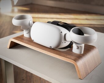 Vr Headset Stand Oculus Storage VRGE VR Stand Wood Display And