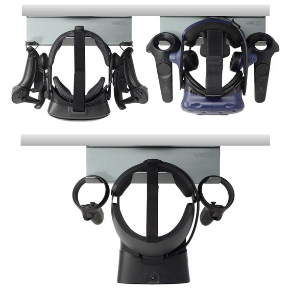 VRGE VR Under Desk Mount Storage Stand for Oculus Rift, Rift S, Quest, Htc  Vivepro, Playstation VR, Valve Index ,windows Headsets -  UK