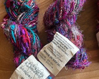 Himalaya Yarn Company 100% silk yarn.