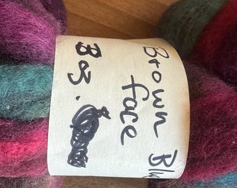 Handspinning fiber (top), hand dyed