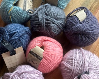 Erika Knight Medium British Blue Wool (Bluefaced Leicester wool)