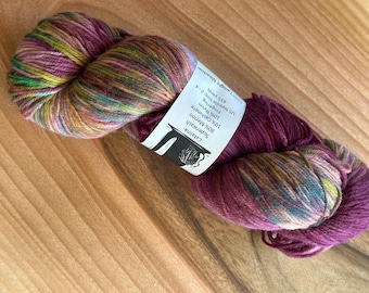 Jorstad Creek hand dyed sock weight yarn