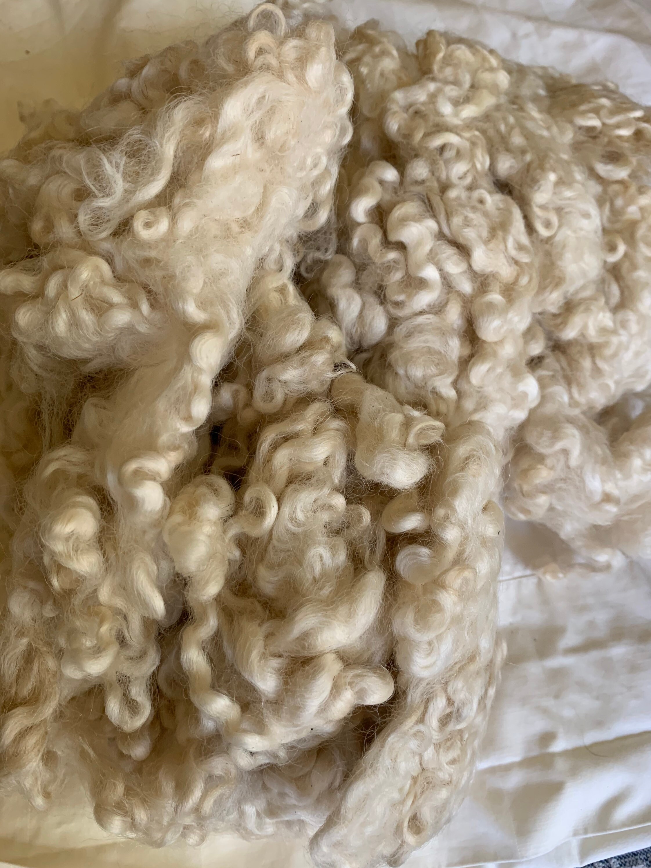 Washed Natural Cotswold Fleece Etsy