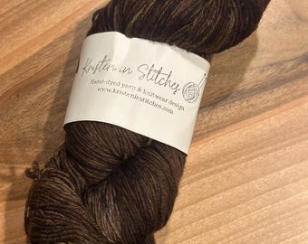 Hand dyed fingering wool