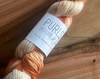 Purl 2 handdyed sport weight yarn