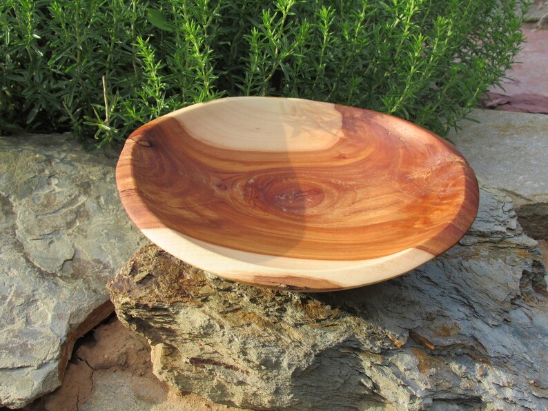 schüssel aus apfelbaumholz
