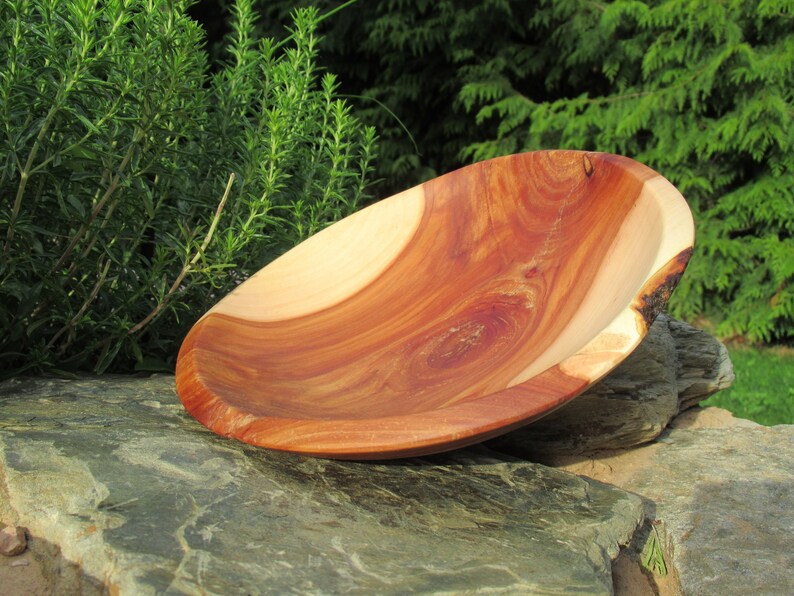 schüssel aus apfelbaumholz