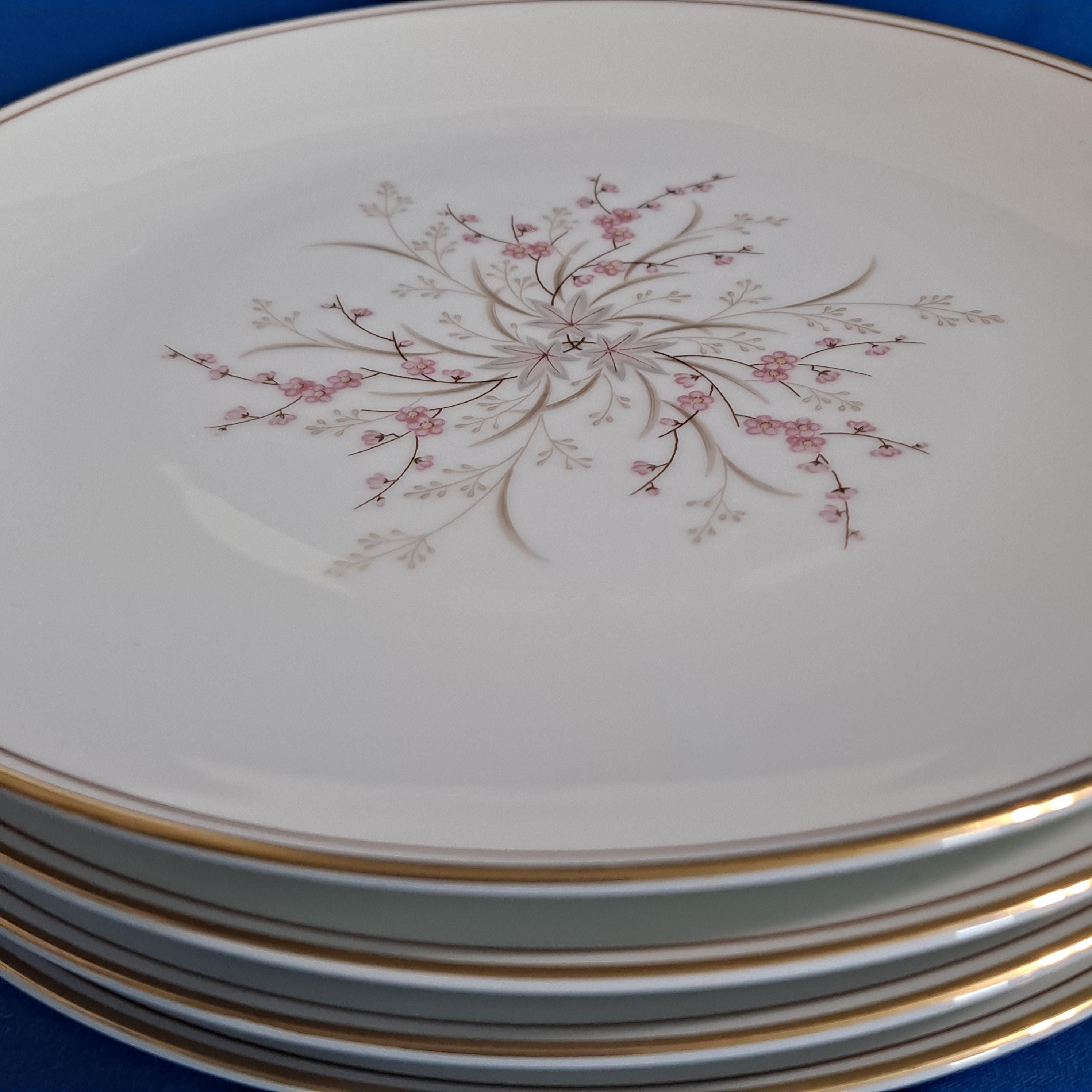 Vintage Lot 4 Noritake CLAIRE 8 1/4