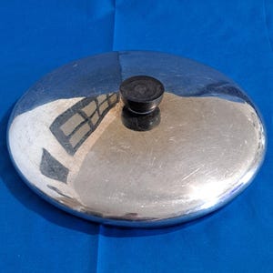 Vintage REVERE WARE Replacement LID 9 3/4" Metal Cover Pot Pan Skillet Stainless Steel