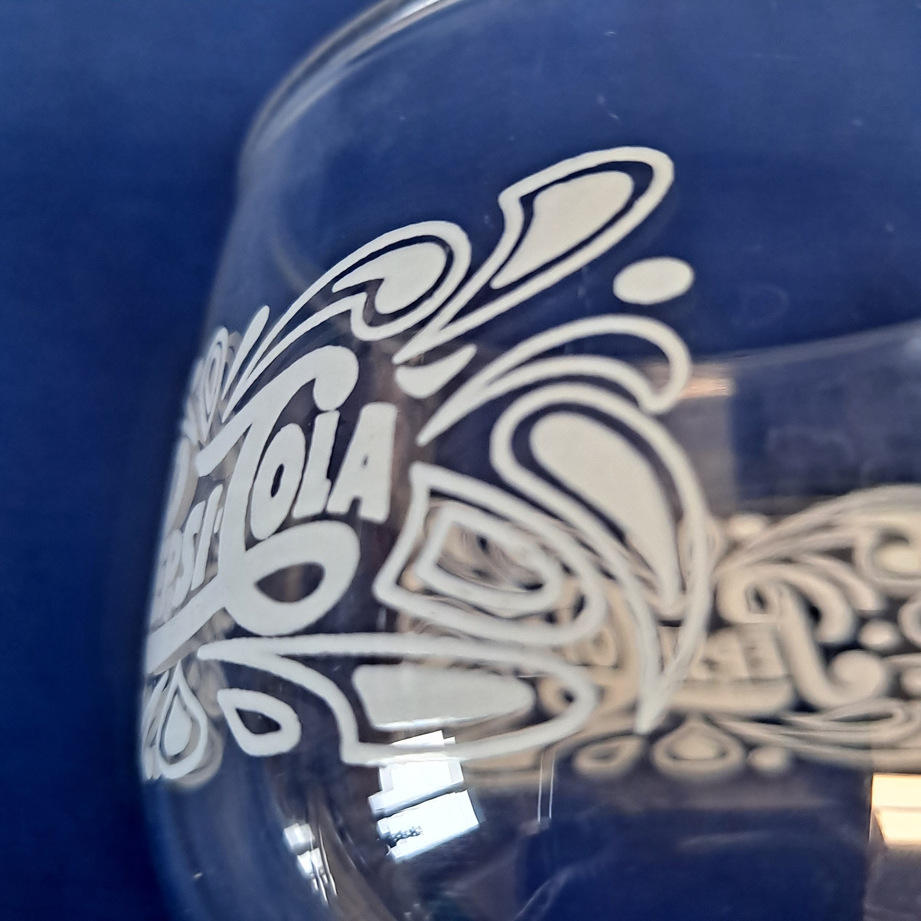 Vintage PEPSI COLA GLASS Tumbler 16 Oz 6