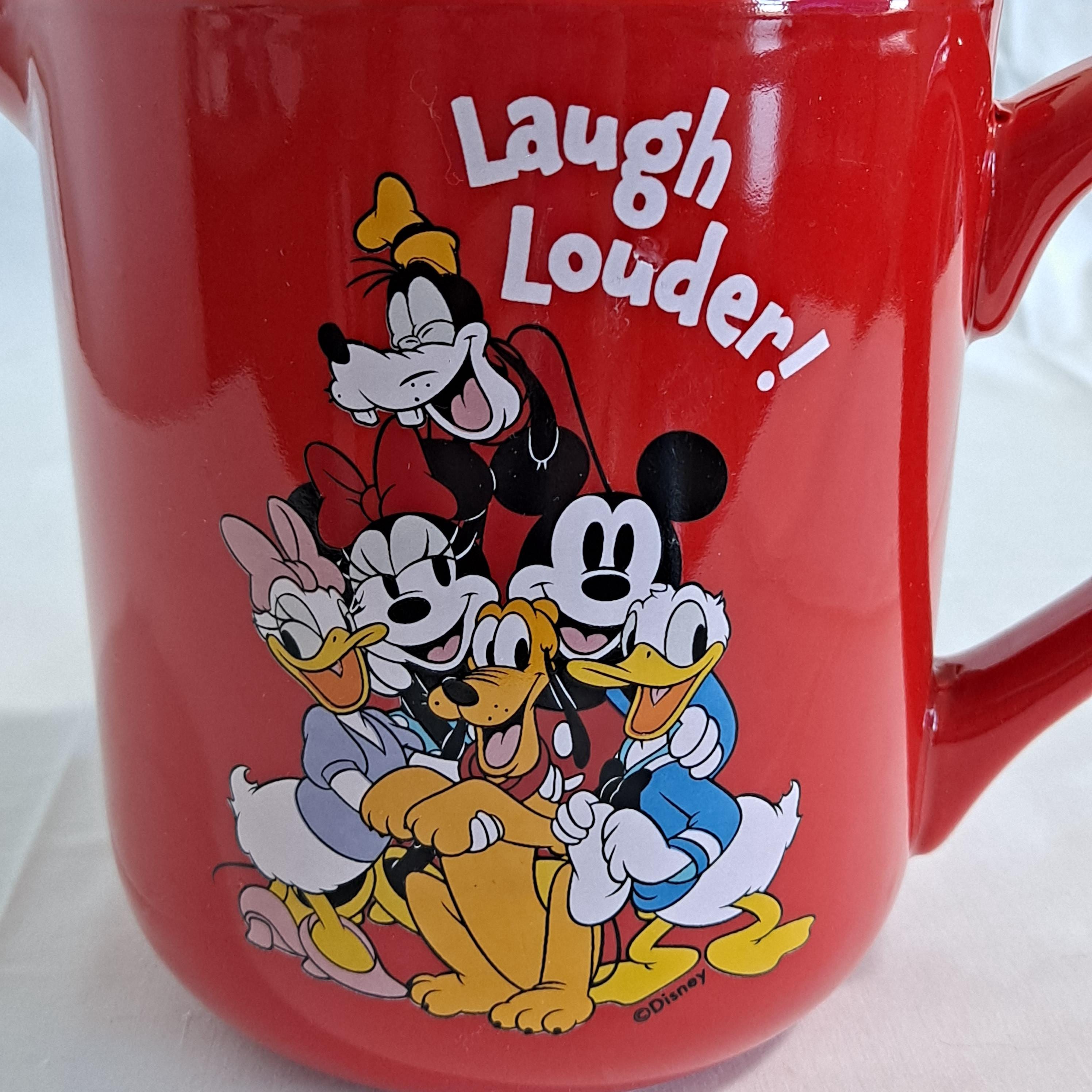 Marketplace Disney Characters RED PITCHER Michey Mouse Donald Duck
