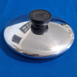 Vintage REVERE WARE Replacement LID 5 1/4" Metal Cover Pot Pan Skillet Stainless Steel