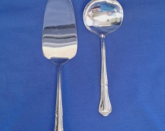 Rostfritt stål TÅRTA & GLASS Serveringsset Sked Kniv Skärare Paj Serveringsskopa