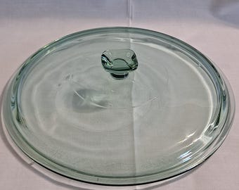 Green GLASS REPLACEMENT Casserole LID 8 7/8" Corning Cover Pot Pan Pyrex Dish
