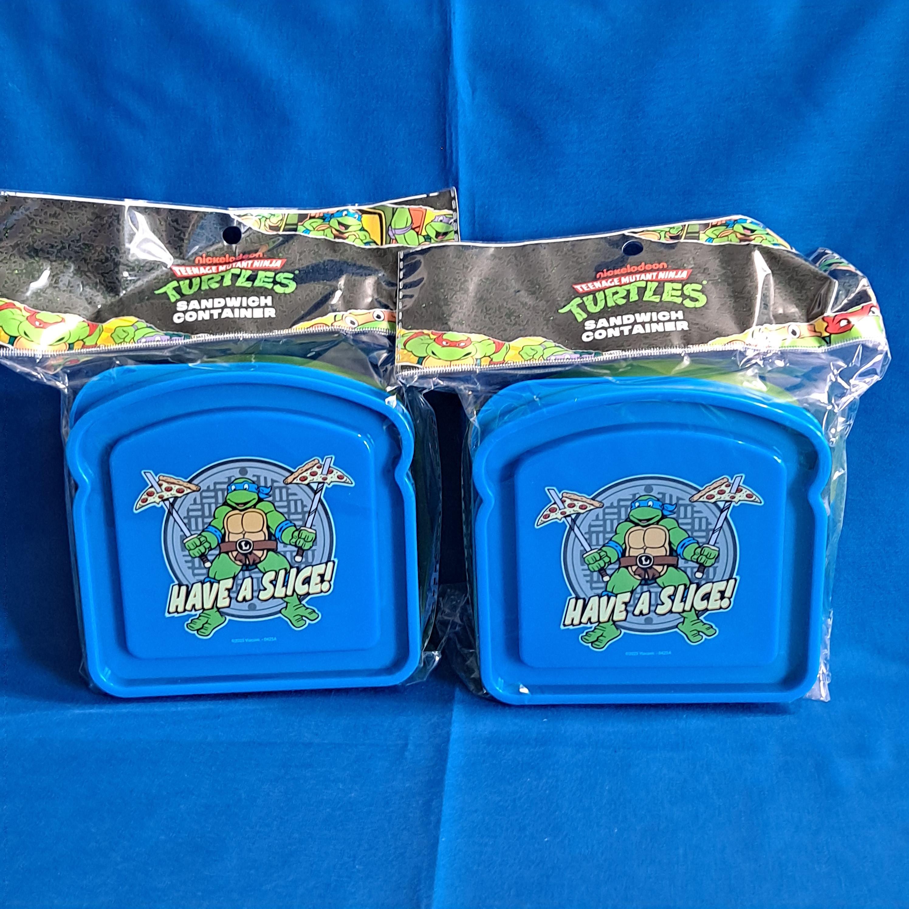 Scatola Portapranzo Per Bambini Con Personaggi Tartarughe Ninja | Box Sandwich Anti-perdite E Resistente | Adatto Per Scuola E Gite | Senza BPA, 18x14x6 Cm