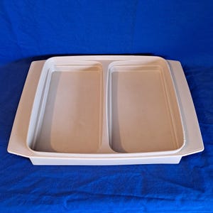 &quot;Vintage TUPPERWARE &quot;&quot;Deviled EIER TABLETT&quot;&quot; (nur) Halter Halter Almond #723.&quot;