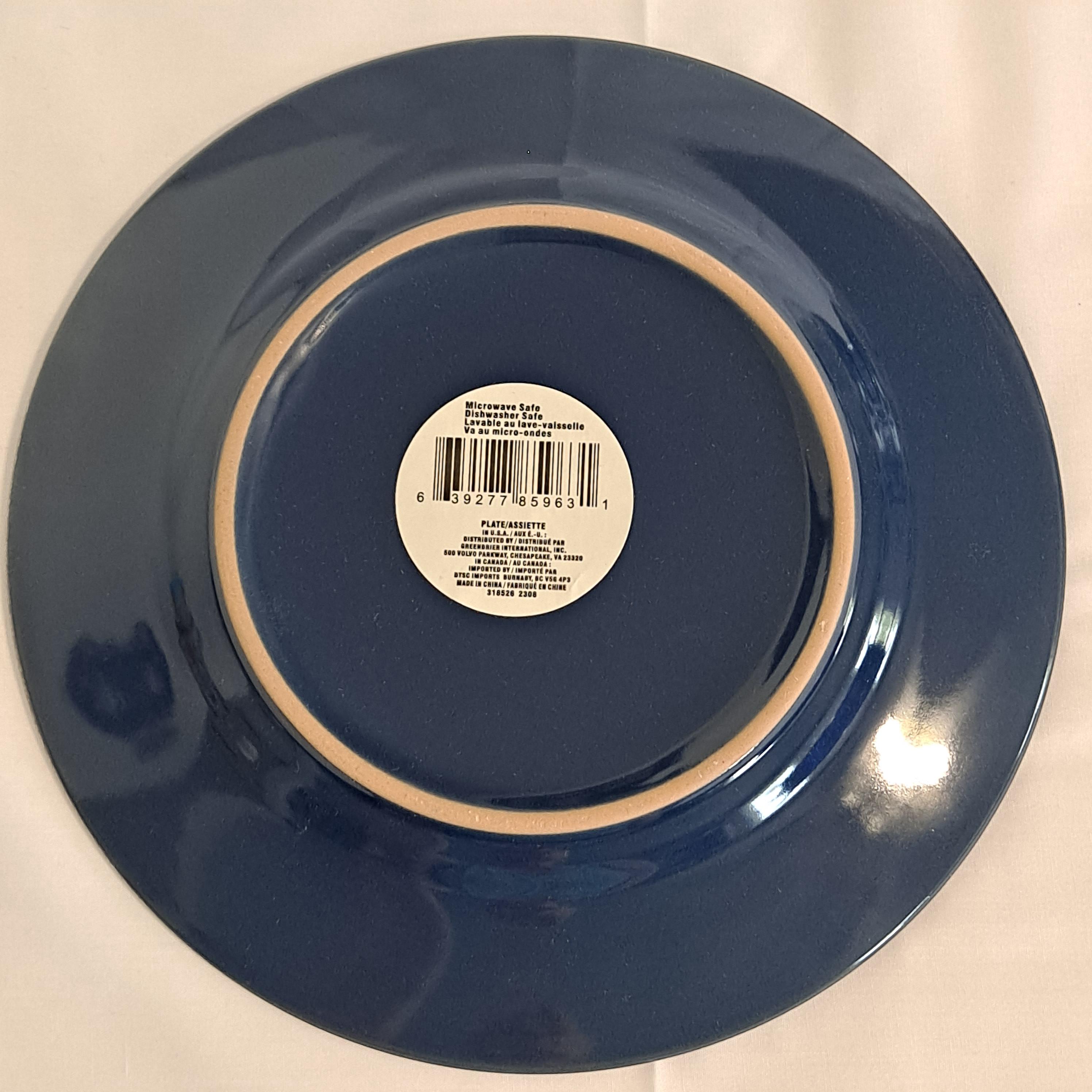 プレート　ロイヤルファミリーシリーズ Set 4 Royal Norfolk Navy BLUE & WHITE 8 1/4