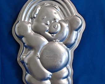Vintage Wilton CARE BEARS Cake PAN 2105 -2424 Rainbow Birthday Baking Mold