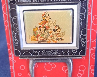Vintage Mickey Mouse Coca Cola Easel Picture Frame 75th