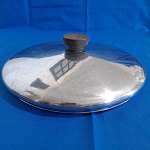 Vintage REVERE WARE Replacement LID 8 3/4" Metal Cover Pot Pan Skillet Stainless Steel