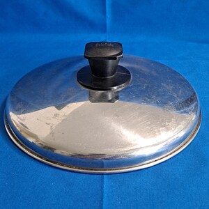 Tampa de reposição vintage RENA Ware para panela, frigideira ou caçarola de metal em aço inoxidável de 7 3/4"