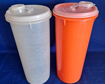 タッパーウェア 2L 飲料容器 8995B イエロー 注ぎ口蓋 スリムライン