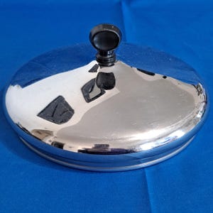 Vintage FARBERWARE Replacement LID 7 1/4" Metal Cover Pot Pan Skillet Stainless Steel