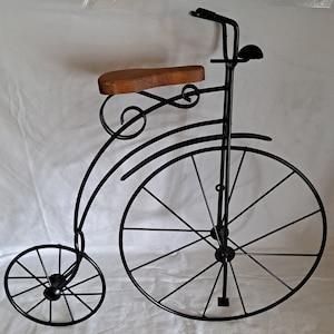 Vintage Lasting Products PENNY FARTHING 20&quot; Big Wheel Metal Wall Art 1989-1990