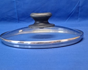Coperchio di ricambio vintage FARBERWARE da 6 1/2 per pentola, padella, acciaio inossidabile - Italia