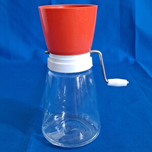 Vintage Federal Housewares NUT CHOPPER Glass Jar Grinder Herb Mill Manual Cutter Vegetable