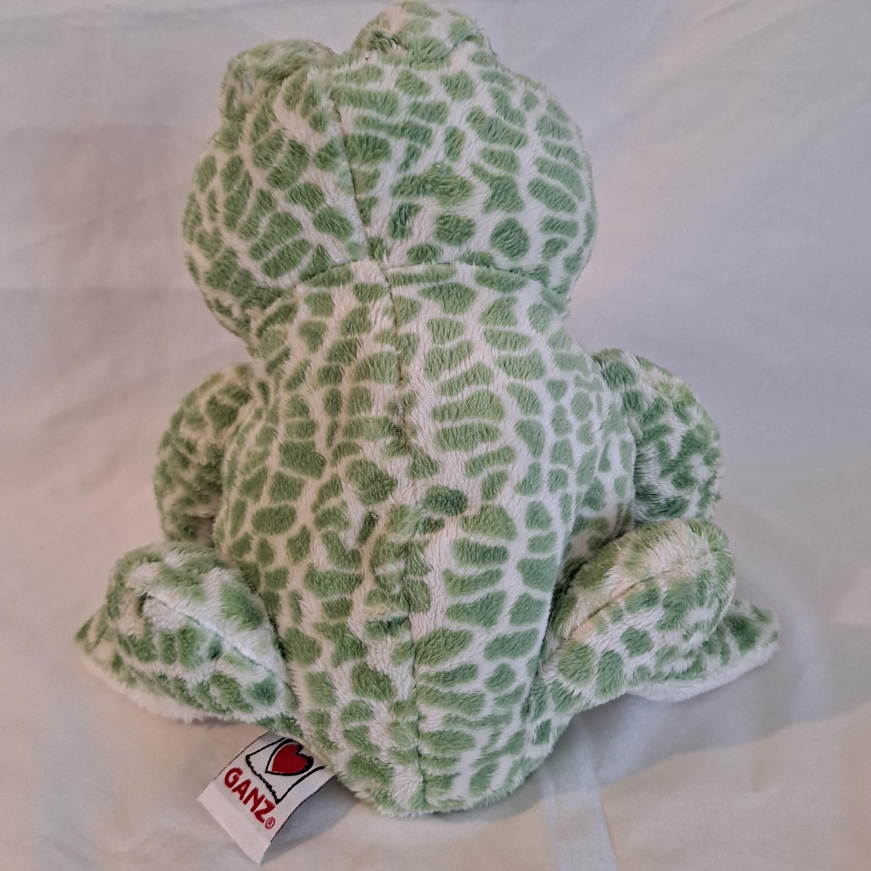 GANZ Webkinz SPOTTED Green FROG HM142 Plush Stuffed Animal No Code