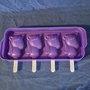 KOJI UNICORN Popsicle MOLD Ice Pops Tray Lolipop maker Horse shaper