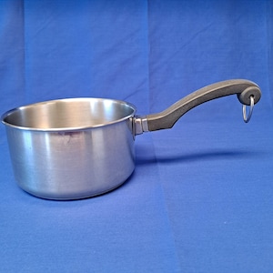 Vintage FARBERWARE 1 Qt Saucepan PAN Suppentopf Edelstahl Aluminium plattiert Quart