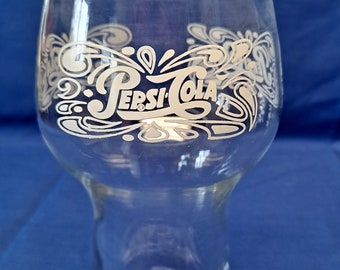 Vintage PEPSI COLA GLASS Tumbler 16 Oz 6