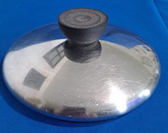 Vintage REVERE WARE Replacement LID 5 1/4" Metal Cover Pot Pan Skillet Stainless Steel
