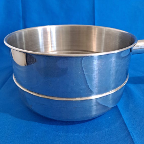 Inserto De Vapor Universal Revere 6 1/4'' - 8'' – Colador Y Tapa De Acero Inoxidable Para Cocción Saludable