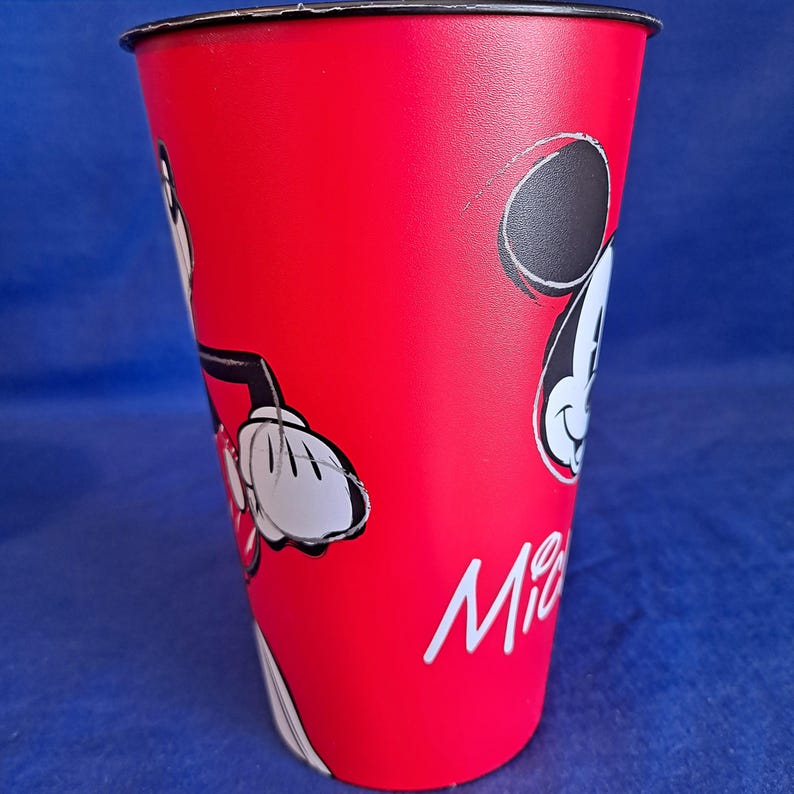 Juego de 4 vasos de plástico Disney MICKEY MOUSE para niños, vasos para agua, zumo, leche y Minnie. imagen 7