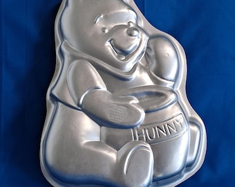 Vintage Wilton WINNIE The POOH Cake PAN 2105-3000 Disney Eating Hunny bakvorm Snoepgelatine