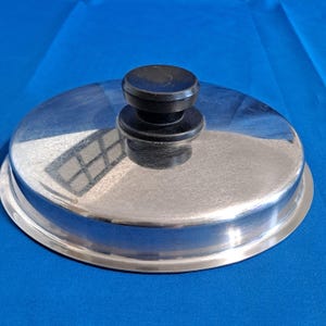 Vintage METAL Replacement LID 7 1/2" Metal Cover Pot Pan Skillet Stainless Steel
