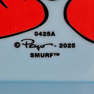 Set 2 THE SMURFS Sandwich Holders Papa Kids lunch box bread Container Snack Pak image 5