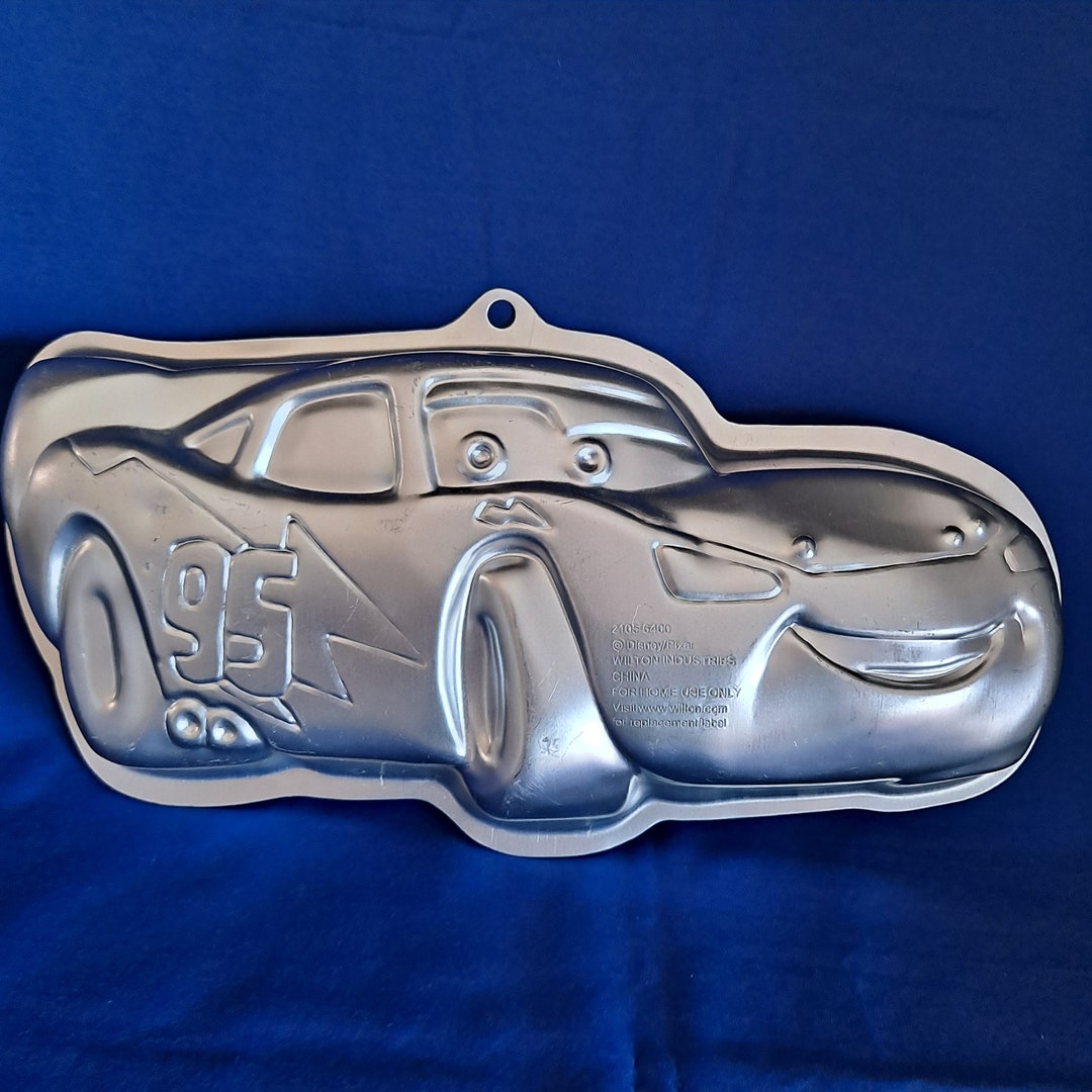 Wilton Disney Pixar Cars LIGHTNING MCQUEEN Cake PAN Aluminum Etsy