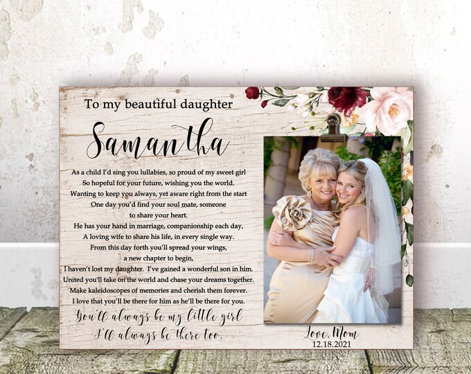 Gift for Daughter on Her Wedding Day Daughter Gift From Mother Etsy