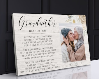Mother's Day gift for Grandma Frame Grandmother gift Grandma Birthday Gift for Grandma Personalized Gift Grandma Christmas Gift Grandma gift